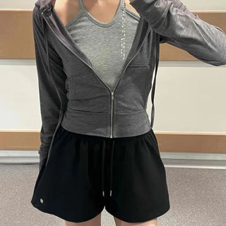 Soft Slim Fit Summer Zip-Up Hoodie