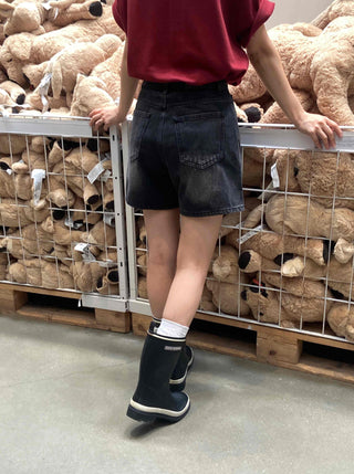 Street A-line Denim Shorts