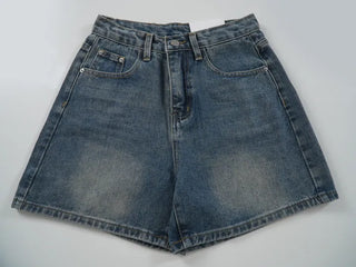 Street A-line Denim Shorts