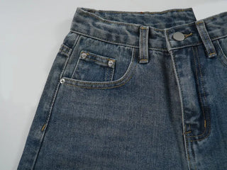 Street A-line Denim Shorts
