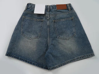 Street A-line Denim Shorts