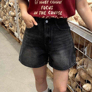 Street A-line Denim Shorts