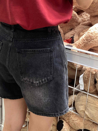 Street A-line Denim Shorts