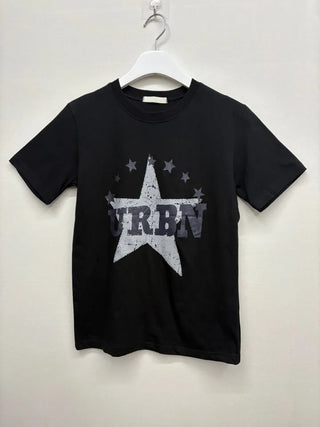 Simple Urban Star Short Sleeve T-shirt