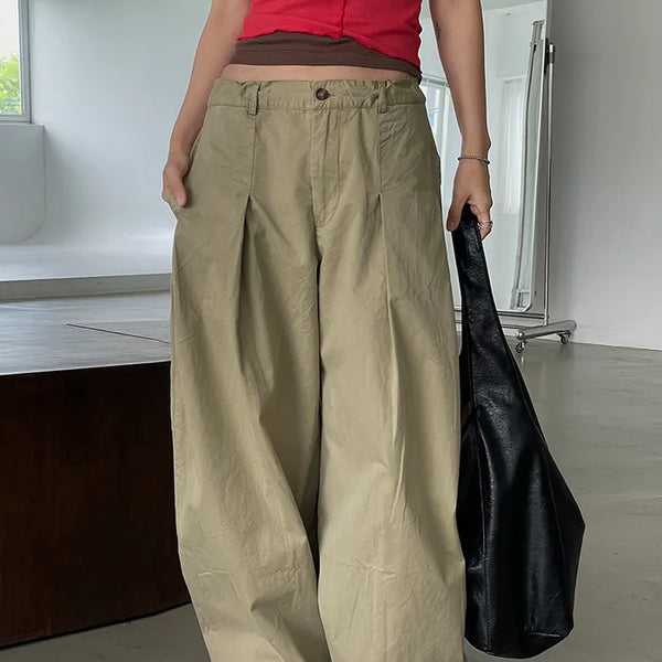 (UNISEX) (2 colors) Inverted Pleated Balloon Pants