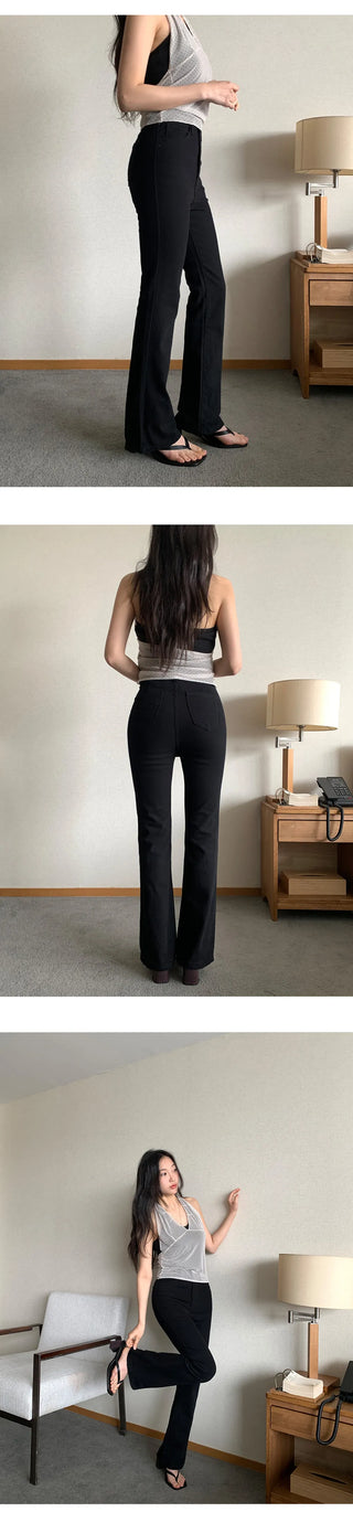 Iroton Stretch Bootcut Cotton Pants