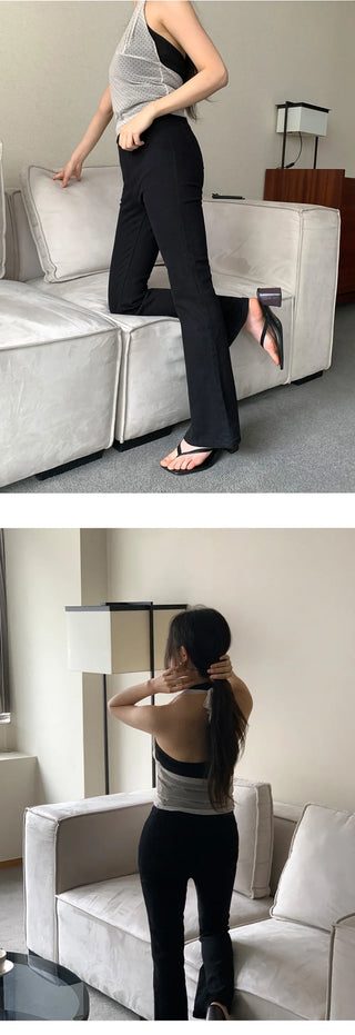 Iroton Stretch Bootcut Cotton Pants