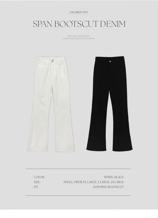 Iroton Stretch Bootcut Cotton Pants