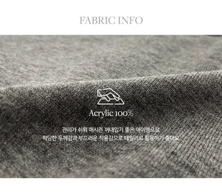 Niven Check Cuff Round Cardigan