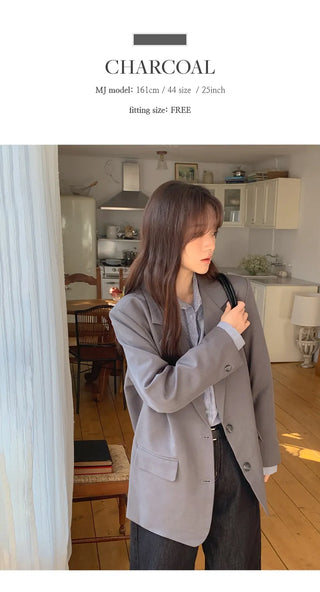 Hentain Loose Fit Single Jacket