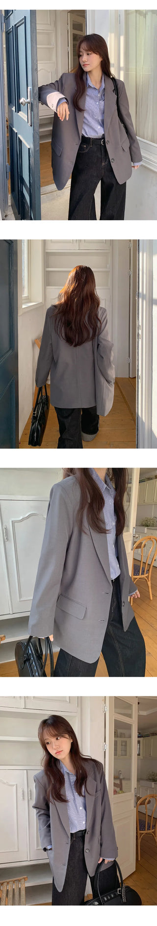 Hentain Loose Fit Single Jacket