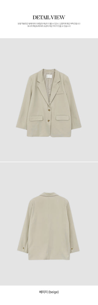 Hentain Loose Fit Single Jacket