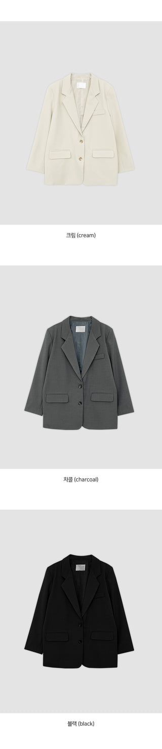 Hentain Loose Fit Single Jacket