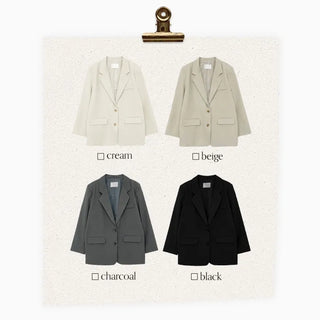 Hentain Loose Fit Single Jacket