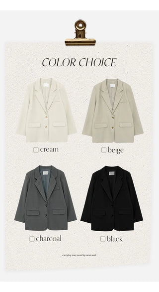 Hentain Loose Fit Single Jacket