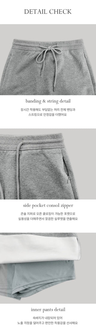Rosen Banding String Mini Skirt