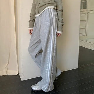 Haev Two Way Elastic Lace Track Pants