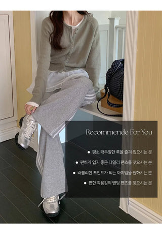 Haev Two Way Elastic Lace Track Pants