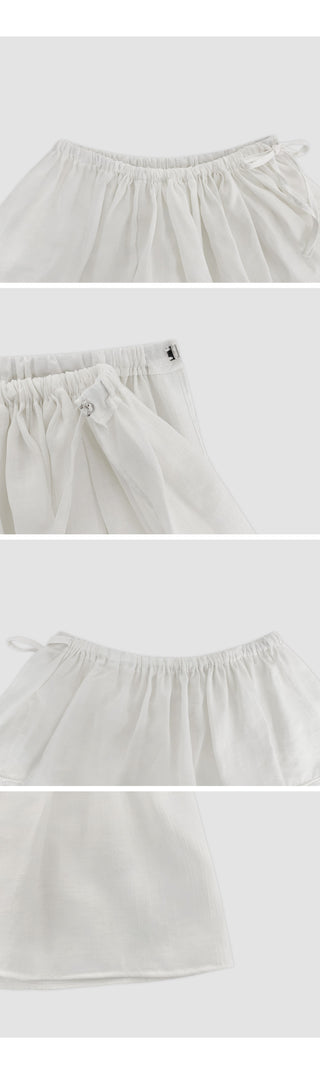 Berryve String Frill Layered Skirt