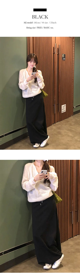 Cherha String A Line Maxi Long Skirt