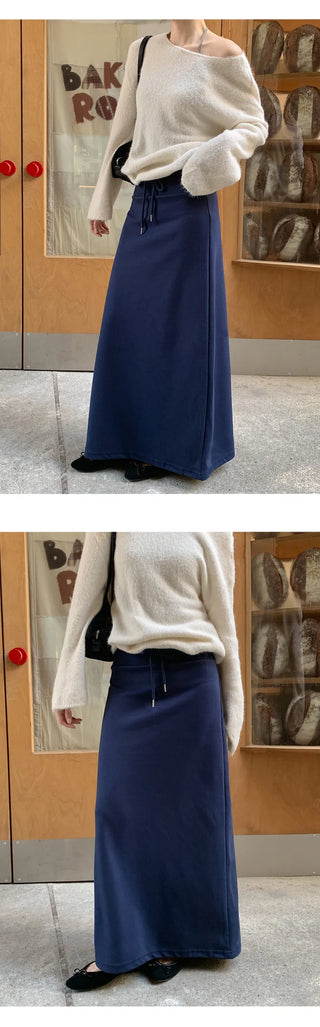 Cherha String A Line Maxi Long Skirt