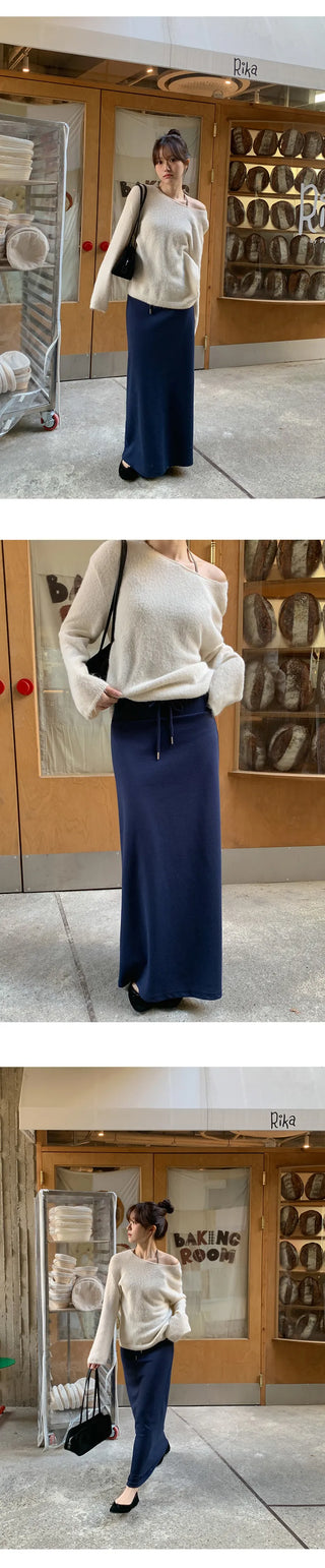 Cherha String A Line Maxi Long Skirt