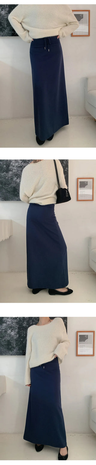 Cherha String A Line Maxi Long Skirt