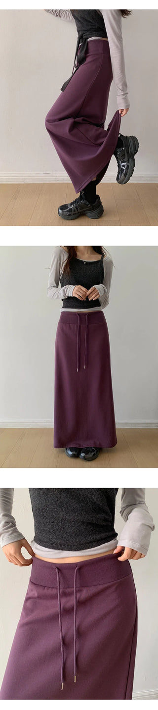 Cherha String A Line Maxi Long Skirt