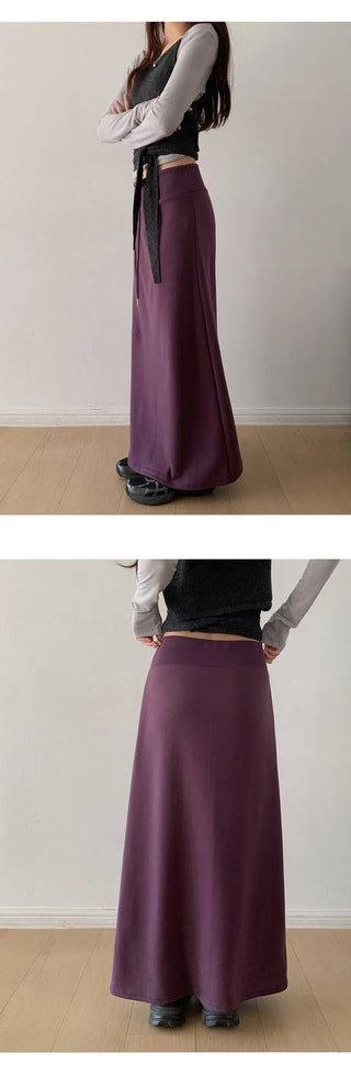 Cherha String A Line Maxi Long Skirt