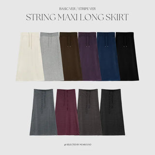 Cherha String A Line Maxi Long Skirt
