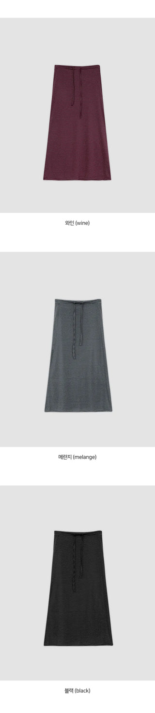 Cherha String A Line Maxi Long Skirt