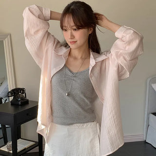 Litobin Shirred V neck Sleeveless Top