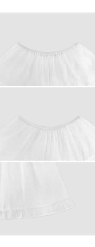 Roseanne Banded Frill Layered Mini Skirt