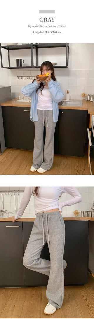 Chenia Elastic Bootcut Training Pants