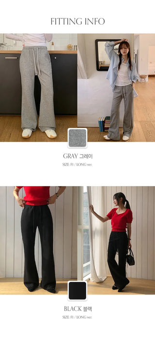 Chenia Elastic Bootcut Training Pants