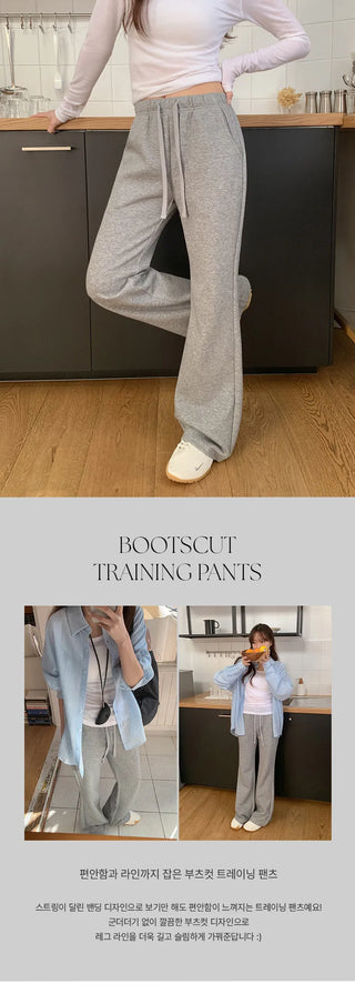 Chenia Elastic Bootcut Training Pants