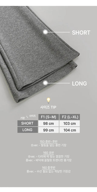 Chenia Elastic Bootcut Training Pants