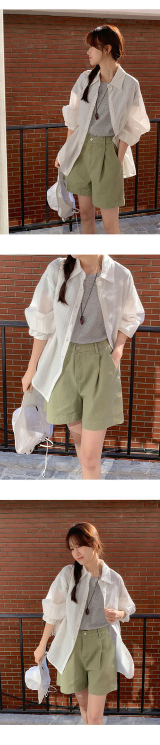Lovet Round Crop Short Sleeve T shirt
