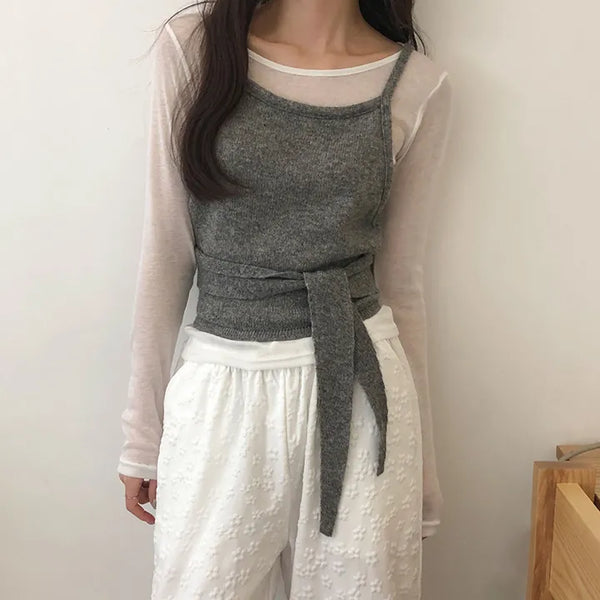 Jervi Tie Knit Bustier