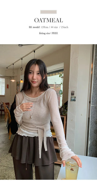 Jervi Tie Knit Bustier