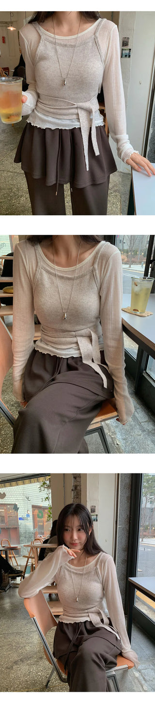 Jervi Tie Knit Bustier