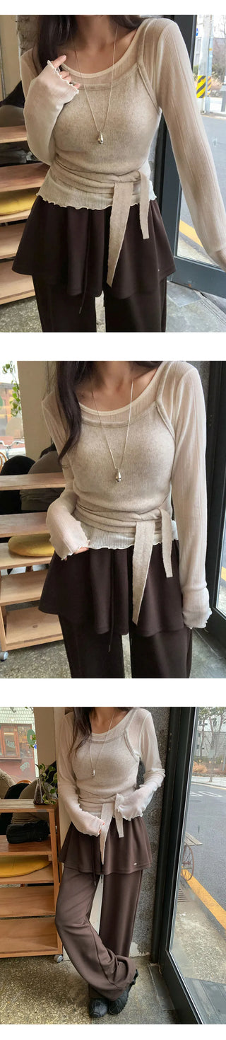 Jervi Tie Knit Bustier