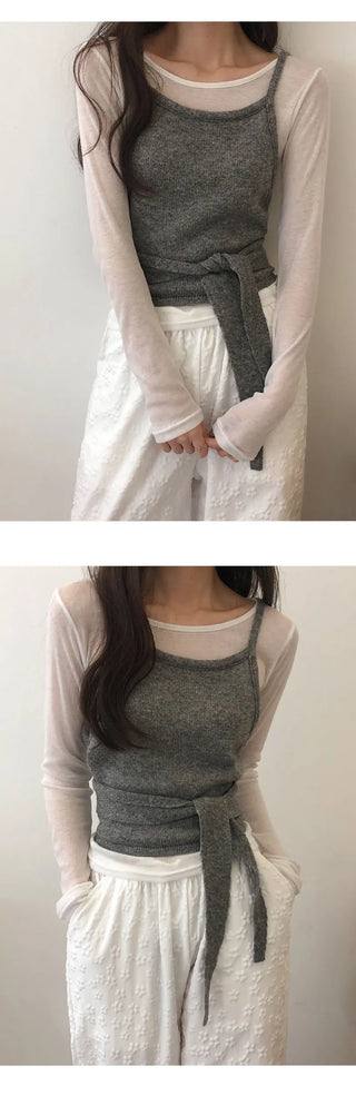 Jervi Tie Knit Bustier