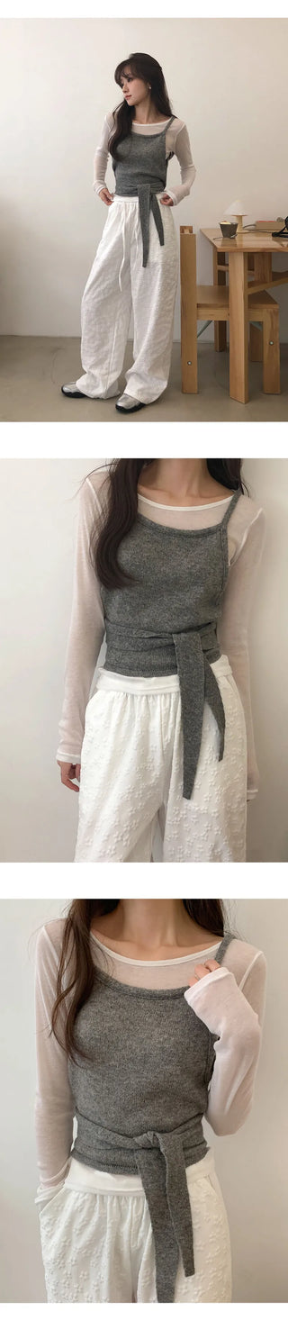 Jervi Tie Knit Bustier