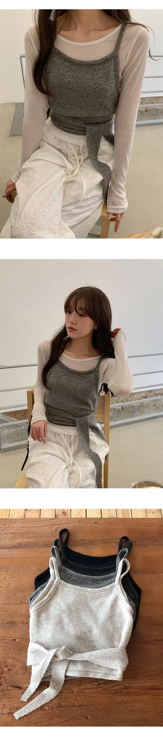 Jervi Tie Knit Bustier