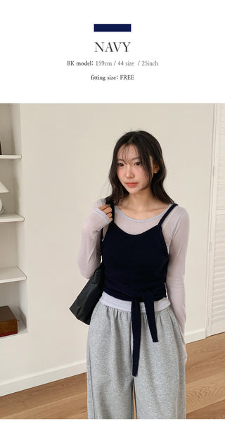 Jervi Tie Knit Bustier