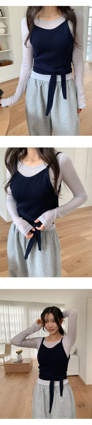 Jervi Tie Knit Bustier