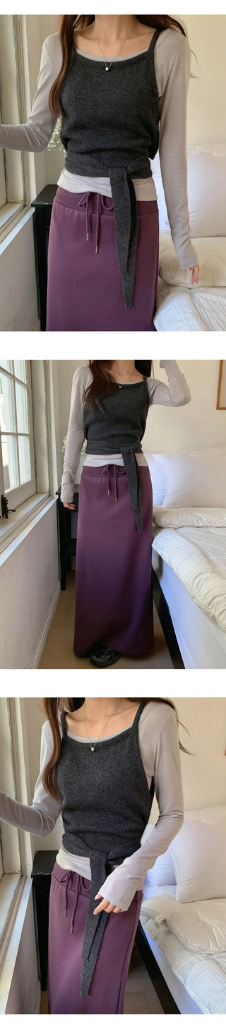 Jervi Tie Knit Bustier