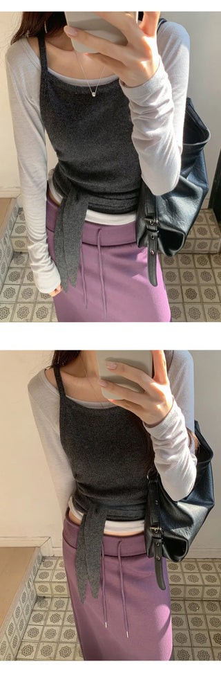 Jervi Tie Knit Bustier