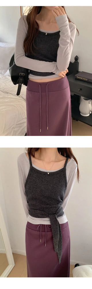 Jervi Tie Knit Bustier